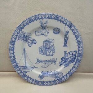 Queen's Bone China Baby Boy Plate